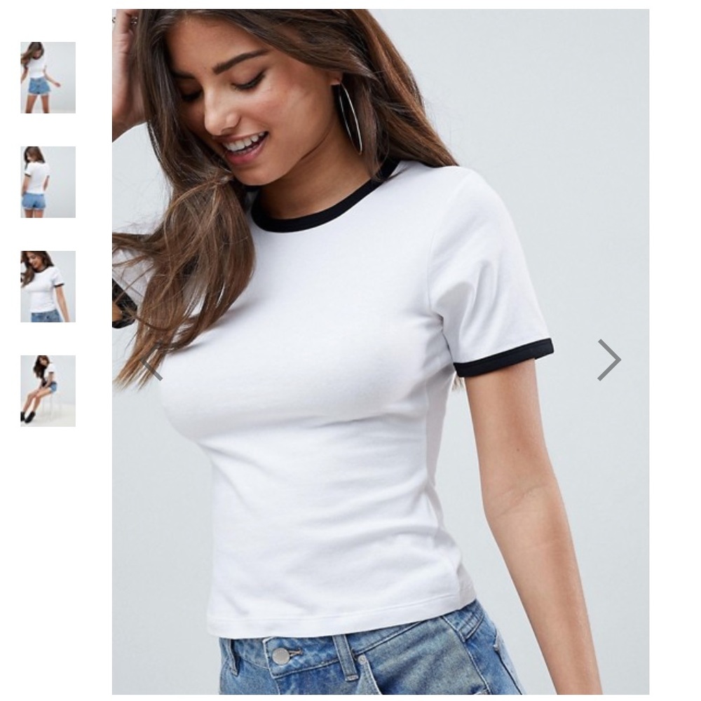 ASOS Ringer tshirt sz2